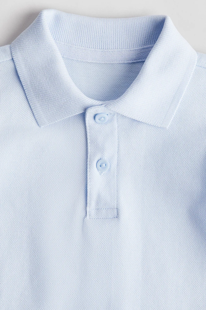 Cotton Pique Polo Shirt