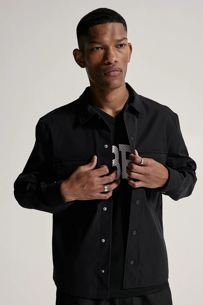 Regular Fit Utility Overshirt