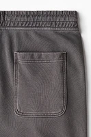 Pantalon de survêtement délavé coupe décontractée