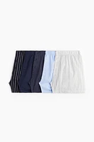 5-pack Woven Cotton Boxer Shorts