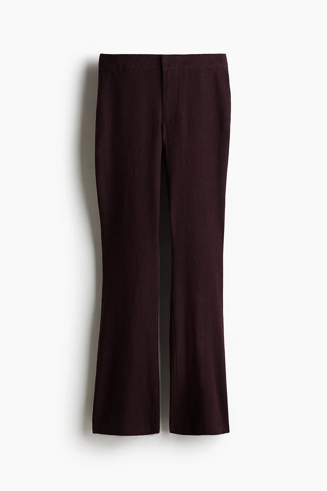 Pantalon sur mesure en lin mélangé