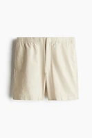 Regular-Fit Linen-Blend Shorts