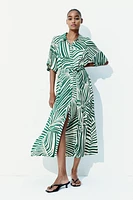 Tie-belt Shirt Dress