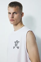 Loose-Fit Printed Tank Top