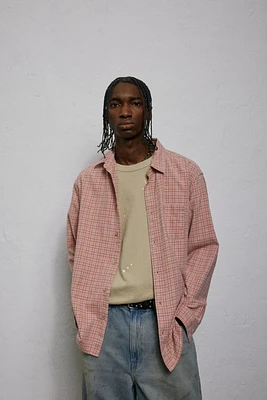 Loose-Fit Flannel Shirt