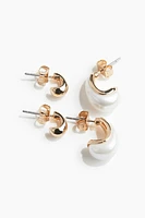 2 Pairs Earrings