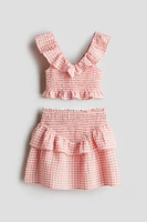 2-Piece Smocked Cotton Set