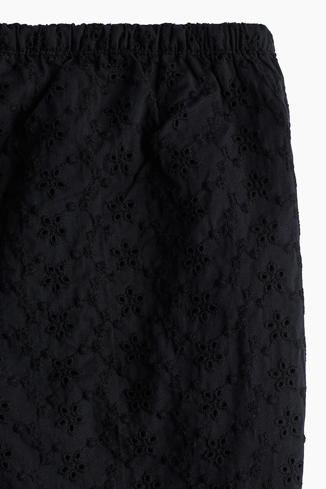 Pantalon droit avec cordon de serrage