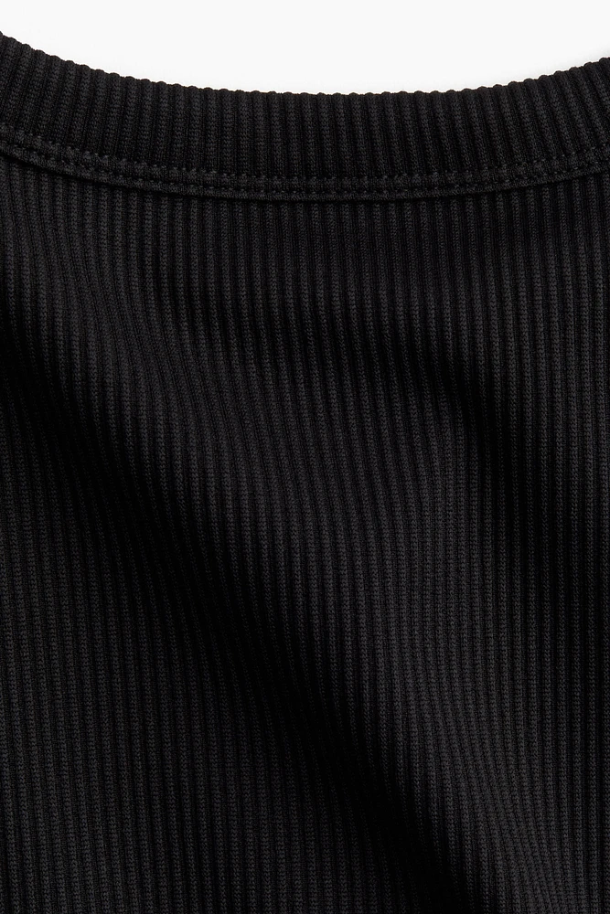 Ribbed Unitard