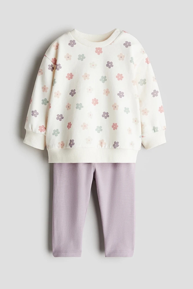 Ensemble 2 pièces avec chandail et legging
