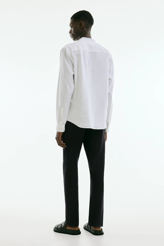 Regular-Fit Linen Pants