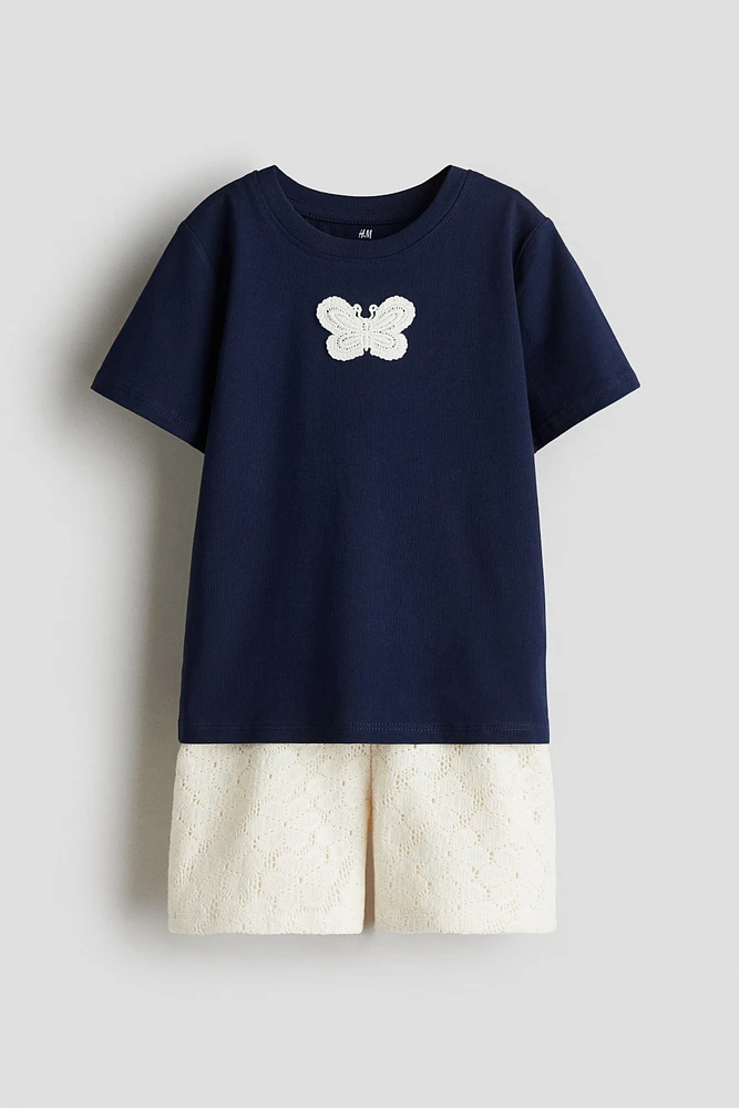 2-Piece Top and Shorts Set