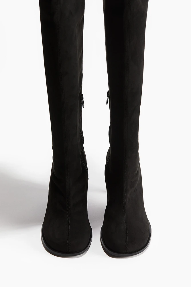 Over-the-Knee Sock Boots