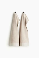 2-pack Cotton Terry Guest Towels