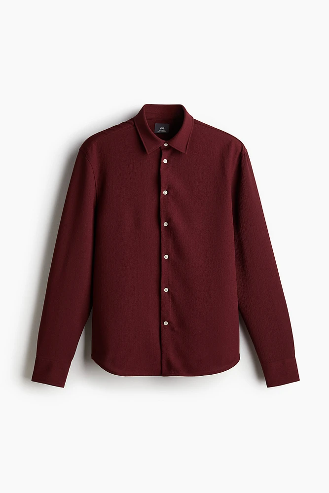 Regular Fit Crêpe Shirt