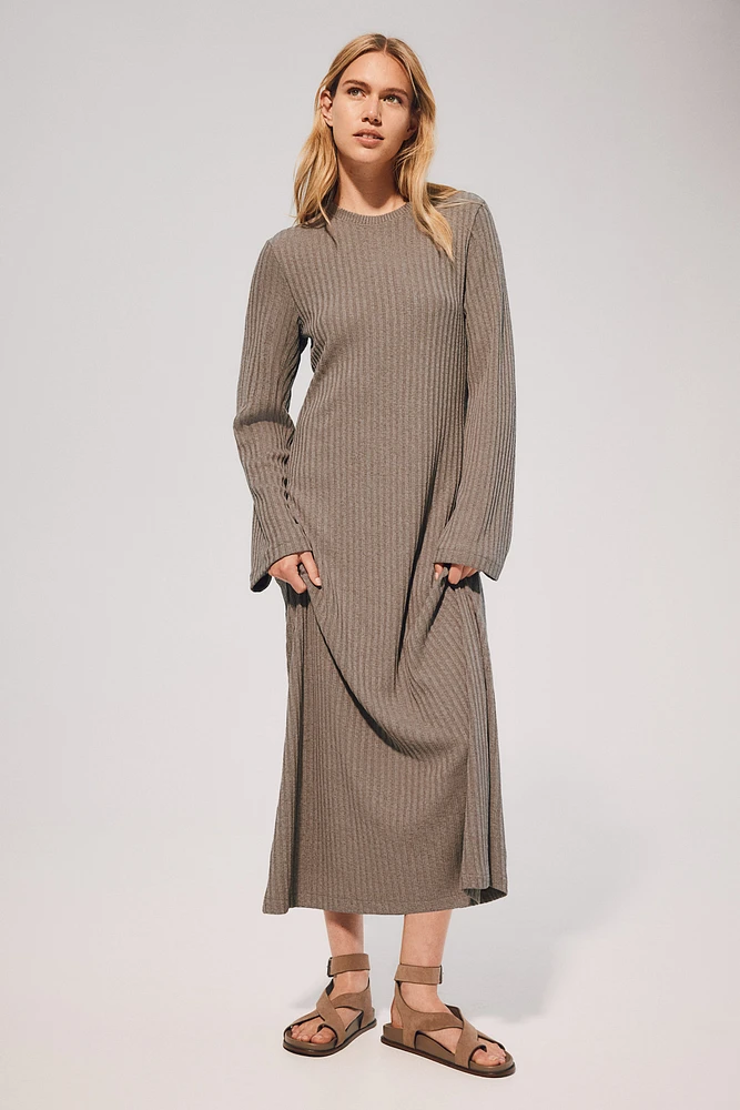 Rib-Knit Dress