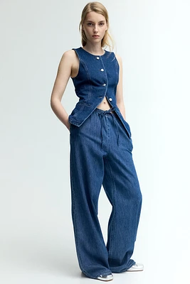 Pantalon en denim doux et léger