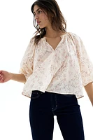 Smock-Neck Blouse