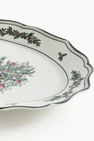 Large Porcelain Serving Plate