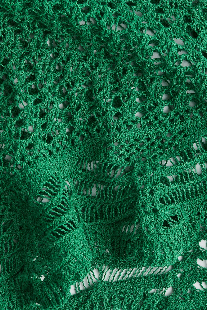Crochet-Look Beach Shorts