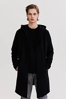 Long Hooded Cardigan