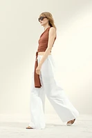 Asymmetric Wrap Top