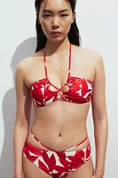 Tie-Detail Brazilian Bikini Bottoms