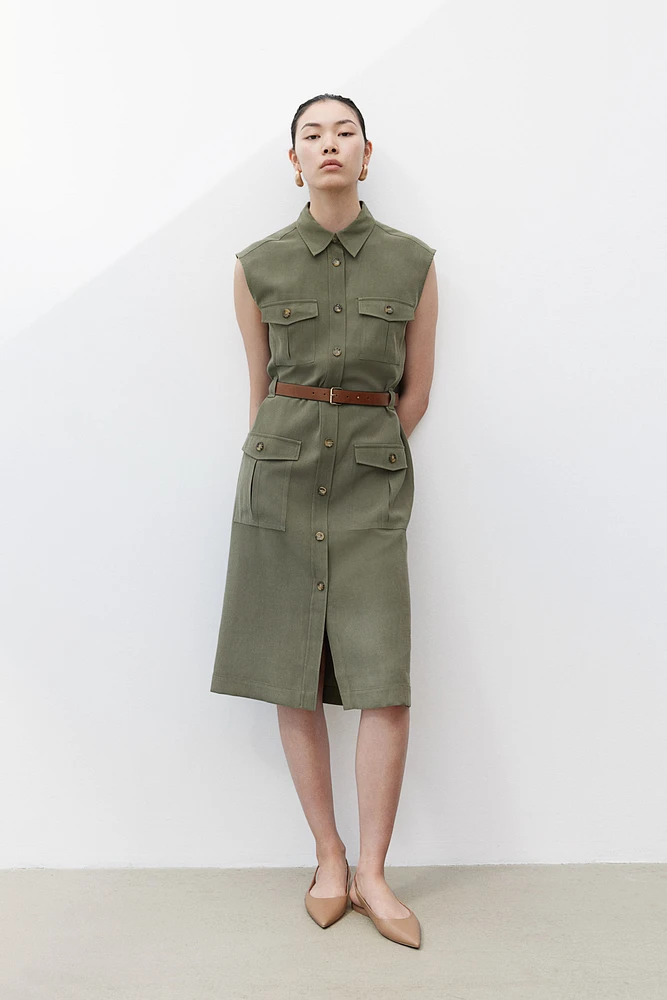 Belted Cargo Dress