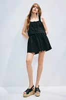 Lace-Detail Strappy Top