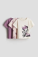 3-pack Printed Jersey Tops