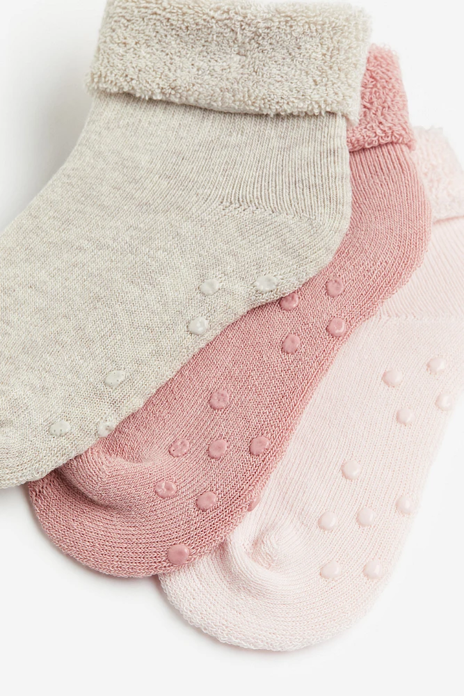 Lot de 5 paires chaussettes antidérapantes