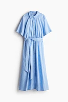 Tie-belt Shirt Dress