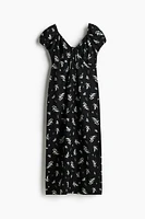 Tie-Detail Maxi Dress