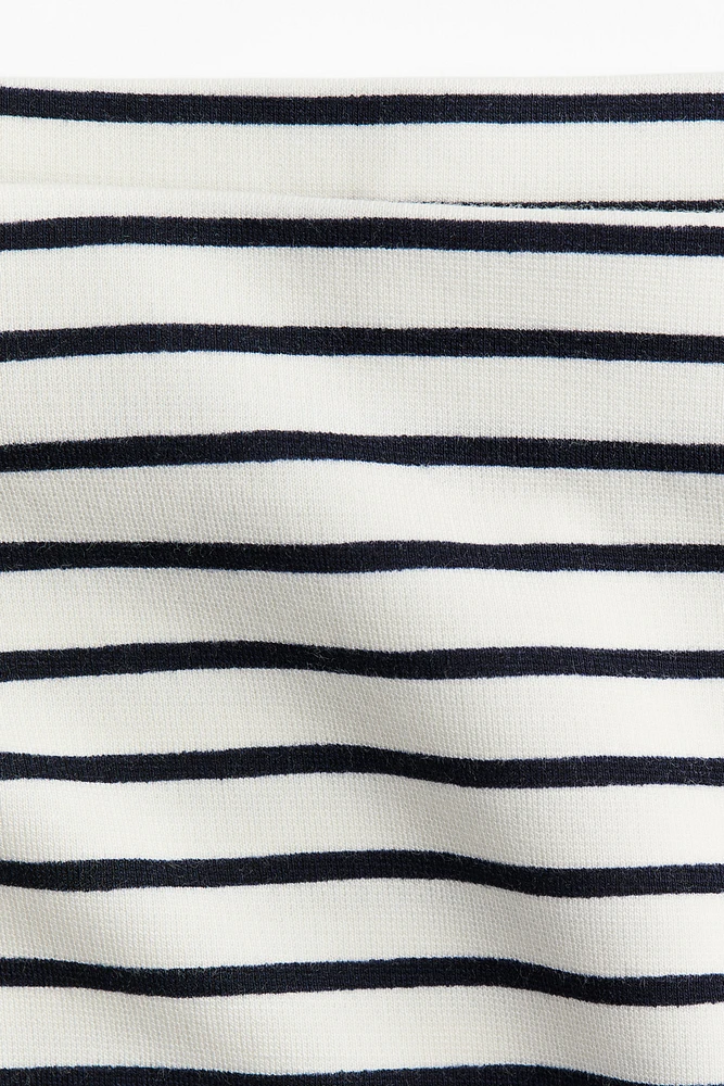 Off-the-shoulder Jersey Top