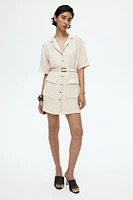 Belted Cargo Dress