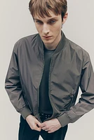 Regular-Fit Lightweight Bomber Jacket