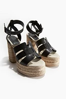 Heeled Platform Espadrilles