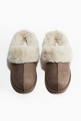 Warm-lined Slippers