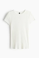 Ribbed T-shirt