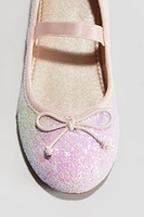 Glittery Ballet Flats