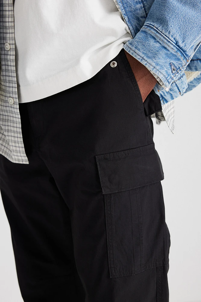 Regular Fit Ripstop Cargo Pants