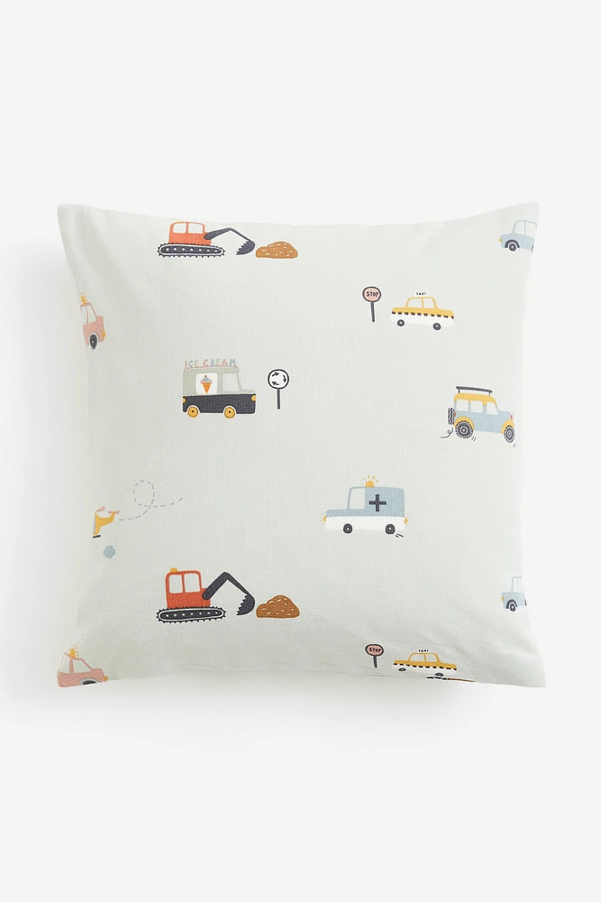 Printed Cotton Cushion Cover
