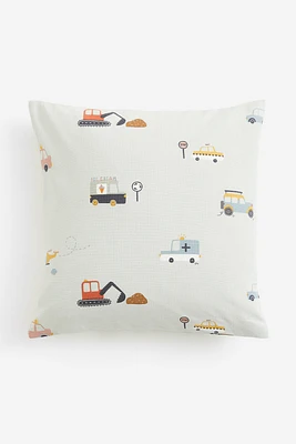 Printed Cotton Cushion Cover