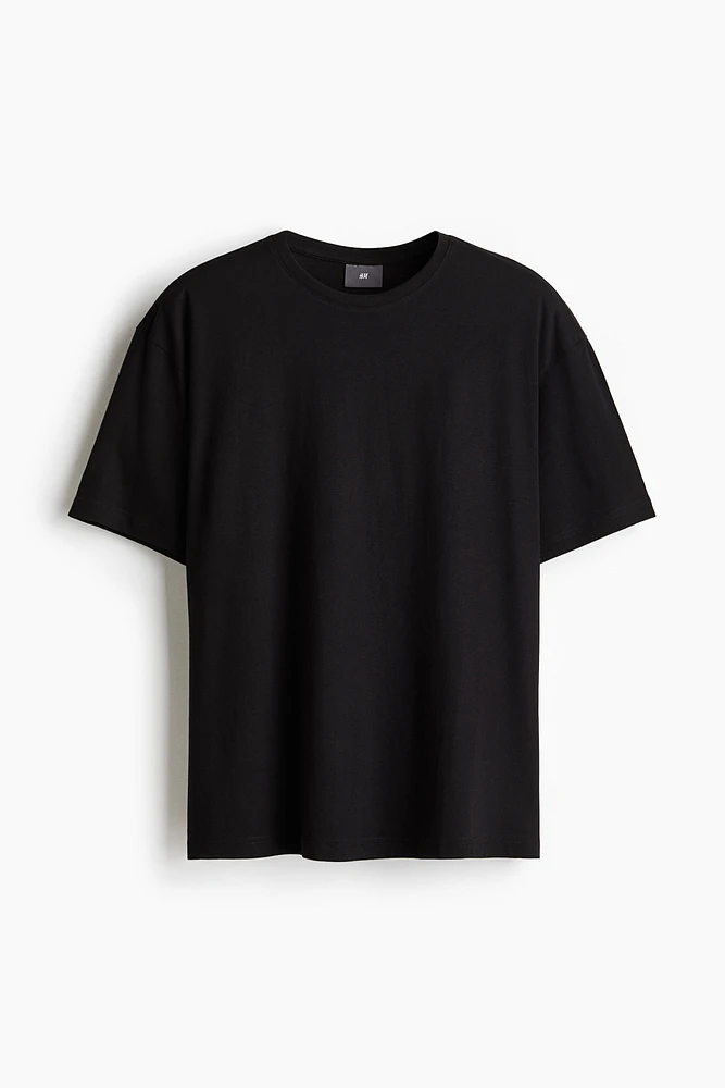 Linen-Blend Pajama T-Shirt and Shorts