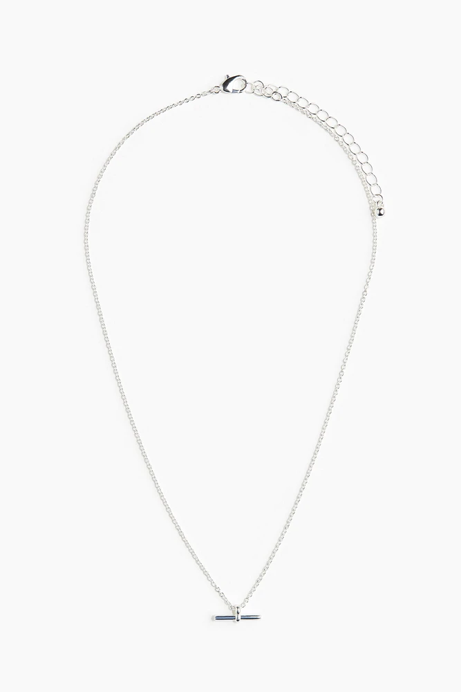 Collier avec barre en T