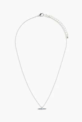 Collier avec barre en T