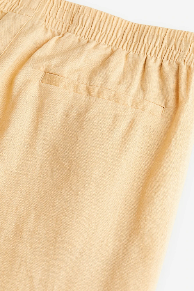 Regular Fit Linen Pants