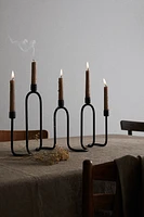 Wavy Metal Candelabra