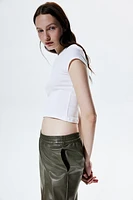 Wide Coated Joggers