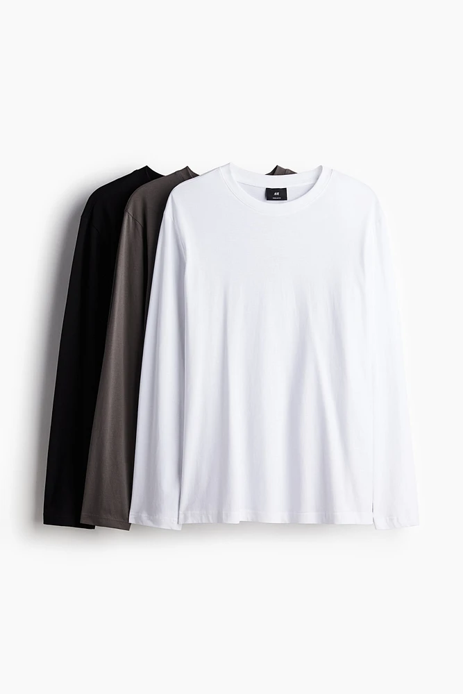 Lot de 3 T-shirts Coupe Classique en jersey